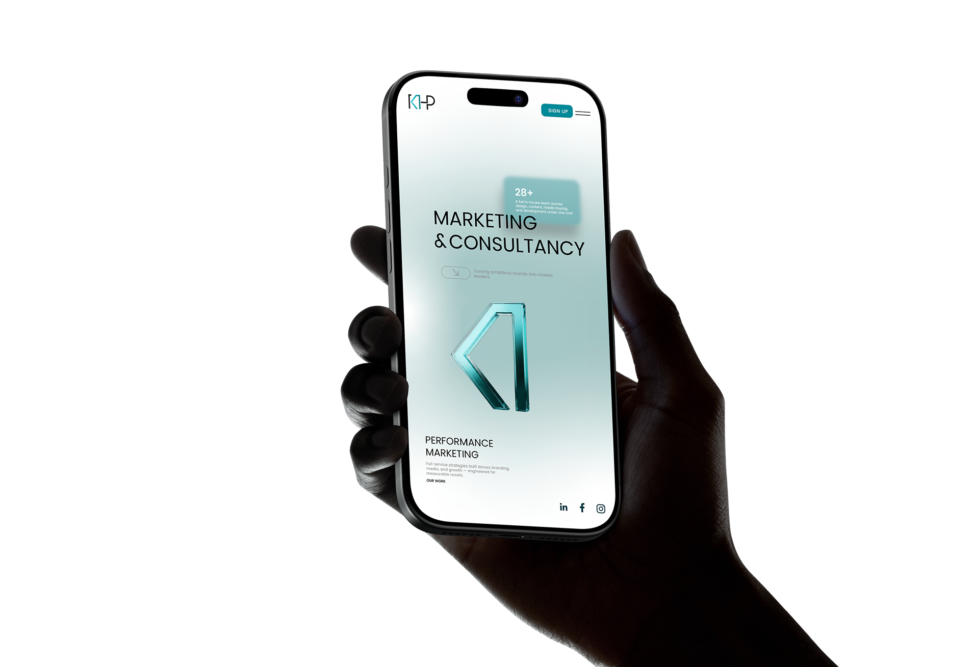 KHP app on a phone