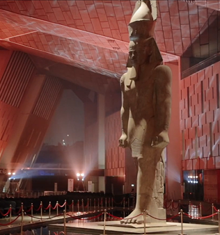 Grand Egyptian Museum: Ramses statue