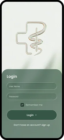 App screen: sign in