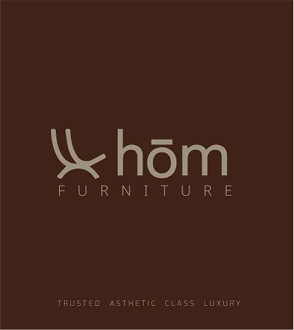 The hōm furniture logo on Cafe Noir