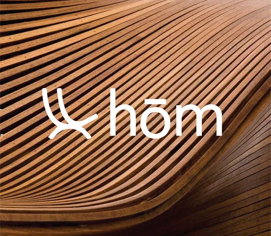The hōm mark over carved wooden slats