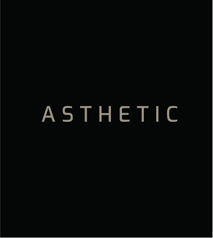 Asthetic, set on black