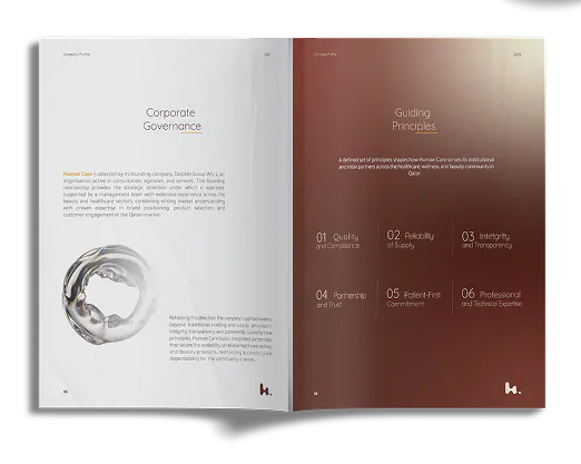 Profile spread: Corporate Governance, facing the six Guiding Principles