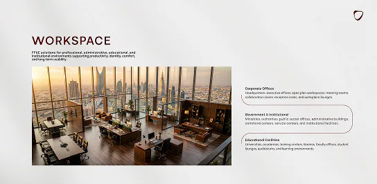 Profile spread: Workspace, the sectors Nord furnishes